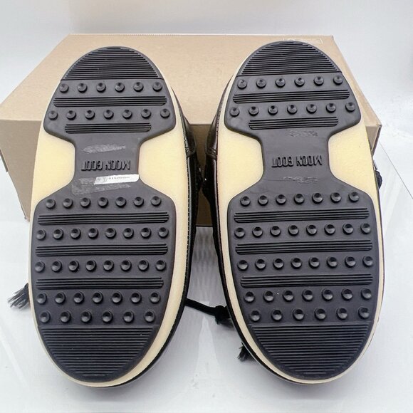 MOON BOOT Full Moon Icon Nylon Mule Black EU 41/ 42 Womens US 9.5/ 10 - Picture 10 of 12